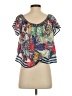 Flying Tomato Blue Short Sleeve Blouse Size S - photo 2