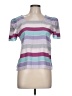 SASSON 100% Polyester Purple Short Sleeve Top Size 12 - photo 1