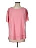 N Touch Pink Short Sleeve Blouse Size L - photo 1