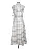 DKNY Checkered-gingham Gray Casual Dress Size 10 - photo 2