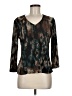 Peter Nygard Brown 3/4 Sleeve Blouse One size - photo 1
