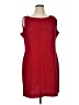 St. John Solid Red Casual Dress Size 16 - photo 1