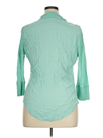 Pomelo 3/4 Sleeve Button-Down Shirt (view 2)