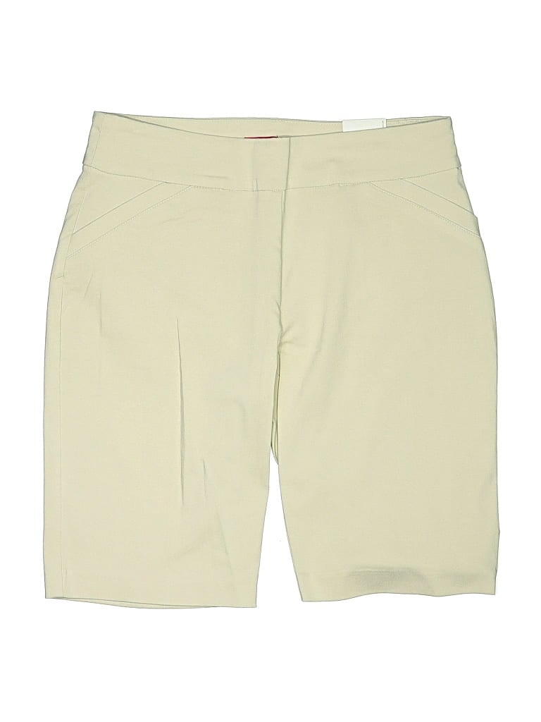Izod Khaki Shorts In Ivory
