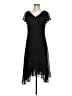 Studio 1 100% Polyester Black Cocktail Dress Size 12 - photo 1