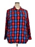 Levi's Plaid Red Long Sleeve Button-Down Shirt Size 2X - photo 1