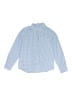 Crewcuts 100% Cotton Checkered-gingham Blue Long Sleeve Button-Down Shirt Size 10 - photo 1