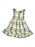 Chaps 100% Cotton Plaid Yellow Dress Size 6 - photo 1