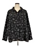 Maggie Barnes 100% Polyester Black Long Sleeve Blouse Size 3X - photo 1