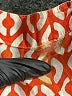 Echo Orange 3/4 Sleeve Blouse Size M - photo 7