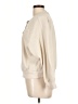 Old Navy 100% Polyester Ivory Long Sleeve Blouse Size L - photo 5