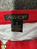 AS by DF 100% Leather Red Leather Skirt Size 0 - photo 4