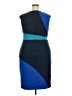 MBN Color Block Blue Cocktail Dress Size 2X - photo 2