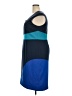 MBN Color Block Blue Cocktail Dress Size 2X - photo 5