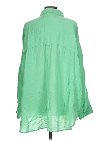 American Eagle Outfitters Long Sleeve Button-Down Shirt (view 2)