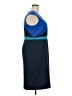 MBN Color Block Blue Cocktail Dress Size 2X - photo 4