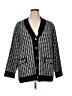 MNG Houndstooth Black Cardigan Size XL - photo 1