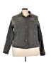 Torrid Gray Denim Jacket Size 4X Plus (4) - photo 1