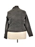 Torrid Gray Denim Jacket Size 4X Plus (4) - photo 2