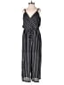 Lily Star Stripes Black Jumpsuit Size S - photo 1