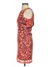 V Fish 100% Polyester Paisley Orange Cocktail Dress Size XS - photo 5