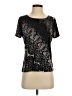 East5th Black Short Sleeve Top Size S - photo 1