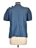 Unbranded Blue Short Sleeve Blouse Size L (estimated) - photo 2