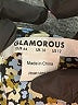 Glamorous 100% Polyester Print Yellow Ivory Casual Dress Size 12 - photo 7