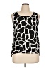 August Silk 100% Polyester Black Tank Top Size XL - photo 1