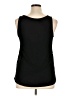 August Silk 100% Polyester Black Tank Top Size XL - photo 2