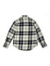 Crewcuts 100% Cotton Plaid Gray Long Sleeve Button-Down Shirt Size 10 - photo 2