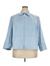 Talbots 100% Polyester Blue Blazer Size 2X (estimated, petite) - photo 1
