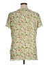 Rose + Olive 100% Polyester Floral Green Short Sleeve Blouse Size 1X - photo 2