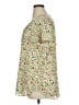 Rose + Olive 100% Polyester Floral Green Short Sleeve Blouse Size 1X - photo 5