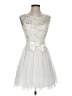 B. Darlin 100% Polyester White Cocktail Dress Size 5 - 6 - photo 1