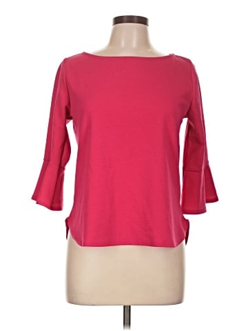 Green Envelope 3/4 Sleeve Top (view 1)