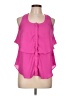 Olivaceous 100% Polyester Pink Sleeveless Blouse Size L - photo 1