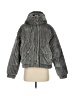 American Eagle Outfitters 100% Polyester Gray Faux Fur Jacket Size S - photo 1