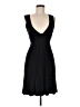 Lux 100% Modal Solid Black Cocktail Dress Size M - photo 1