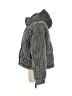 American Eagle Outfitters 100% Polyester Gray Faux Fur Jacket Size S - photo 5
