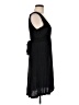 Lux 100% Modal Solid Black Cocktail Dress Size M - photo 4