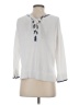 Lou & Grey White Pullover Sweater Size S - photo 2