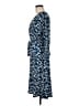 Leota Print Blue Casual Dress Size M - photo 5