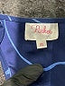 Parker 100% Silk Graphic Blue Cocktail Dress Size XS - photo 7