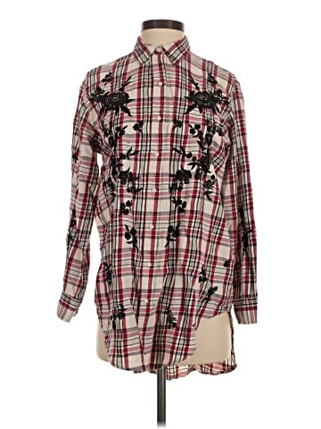 Zara Long Sleeve Button-Down Shirt (view 1)