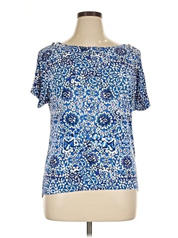 Cable & Gauge Short Sleeve Blouse (view 1)