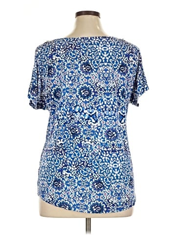 Cable & Gauge Short Sleeve Blouse (view 2)