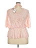 Ashley Stewart Pink 3/4 Sleeve Top Size 18 Plus - photo 2