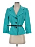 Tahari by ASL 100% Polyester Teal Blazer Size 4 - photo 1