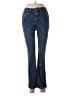 L.L.Bean 100% Cotton Chevron-herringbone Blue Jeans Size 2 (petite) - photo 1